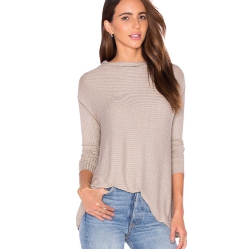 Free People Lover Rib Thermal Top Slouchy